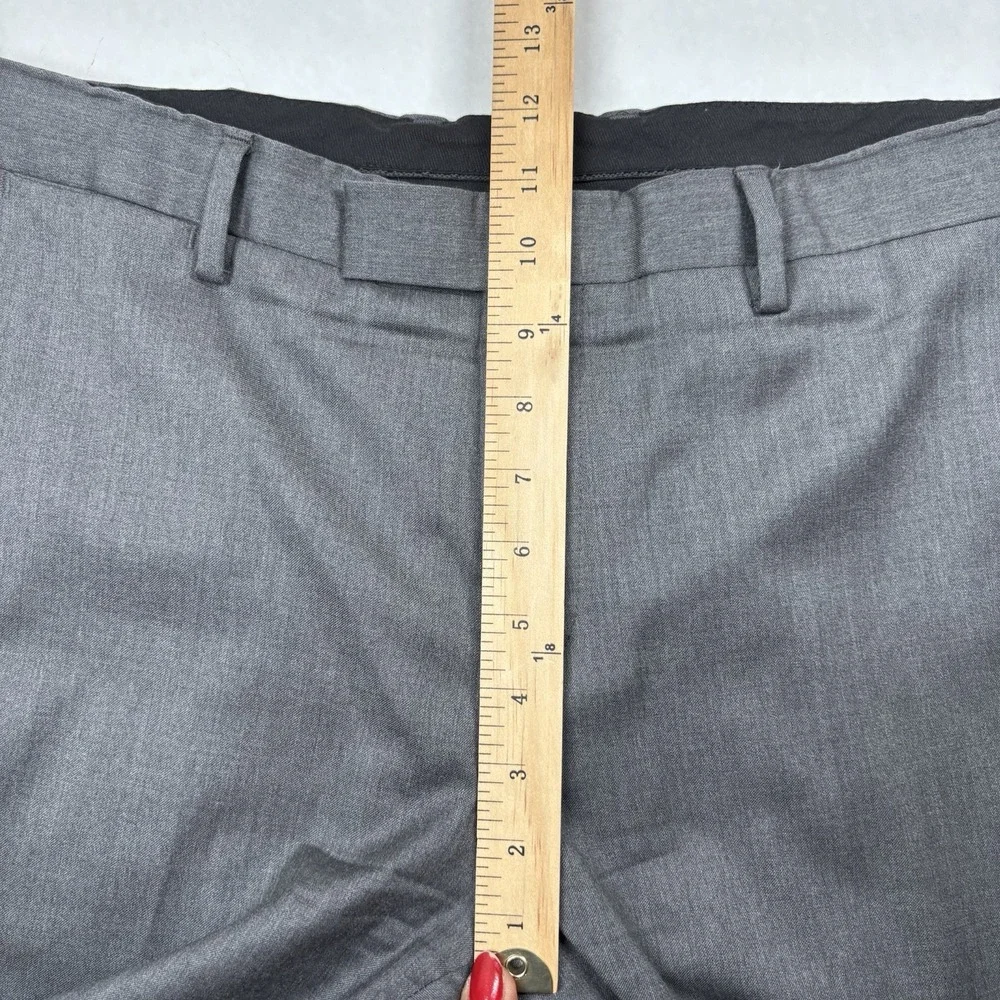 J.Lindeberg‎ Hugo Legend 100% Wool Dress Pants Mens 34x31 Charcoal Straight EUC
